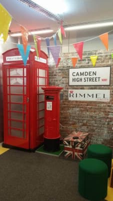 Buzby Telephone Photo Booth On A Job For Rimmel London